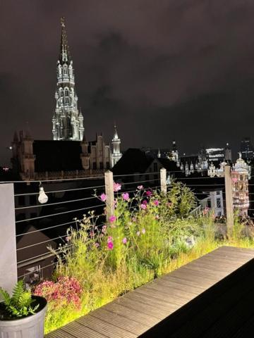 Duplex Dernier Etage Avec Terasse A Deux Pas De La Grand Place Brussels Ngoại thất bức ảnh